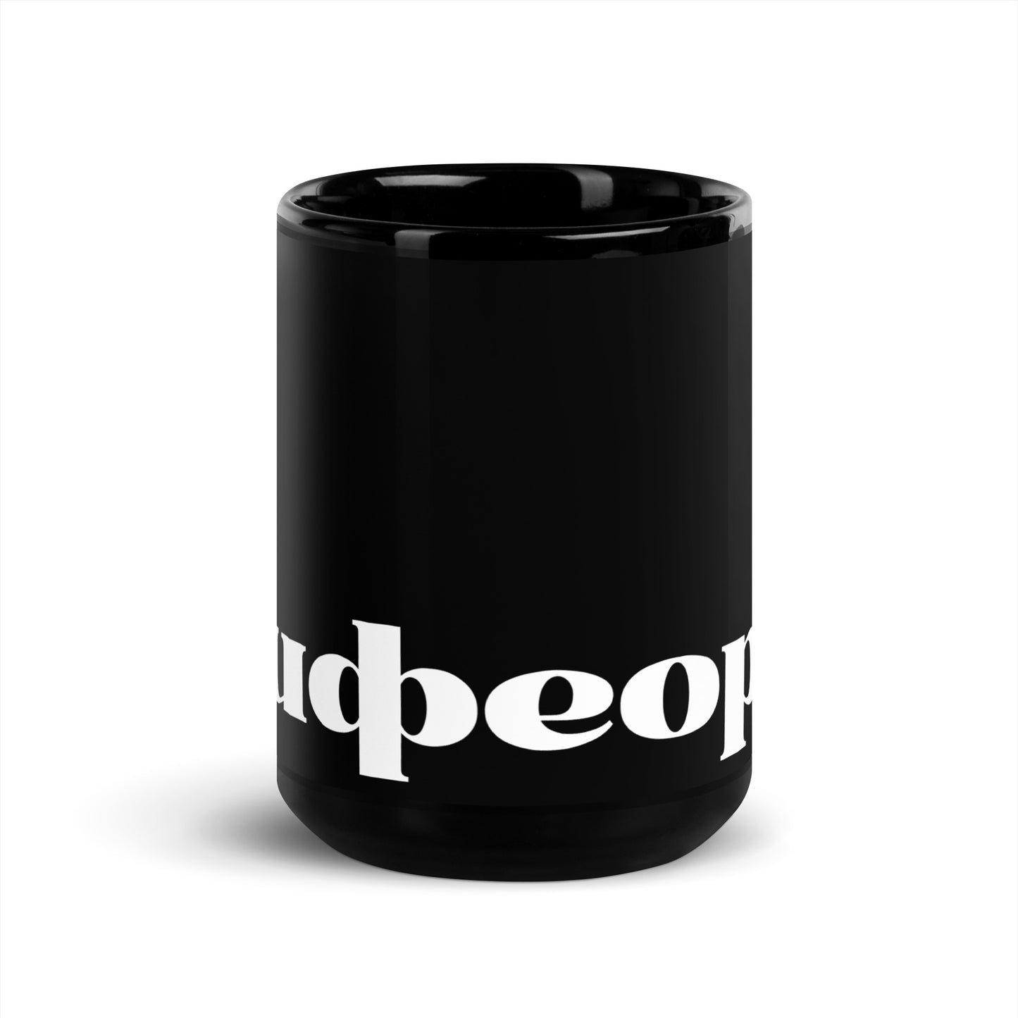 Black Glossy "Gudpeople" Mug