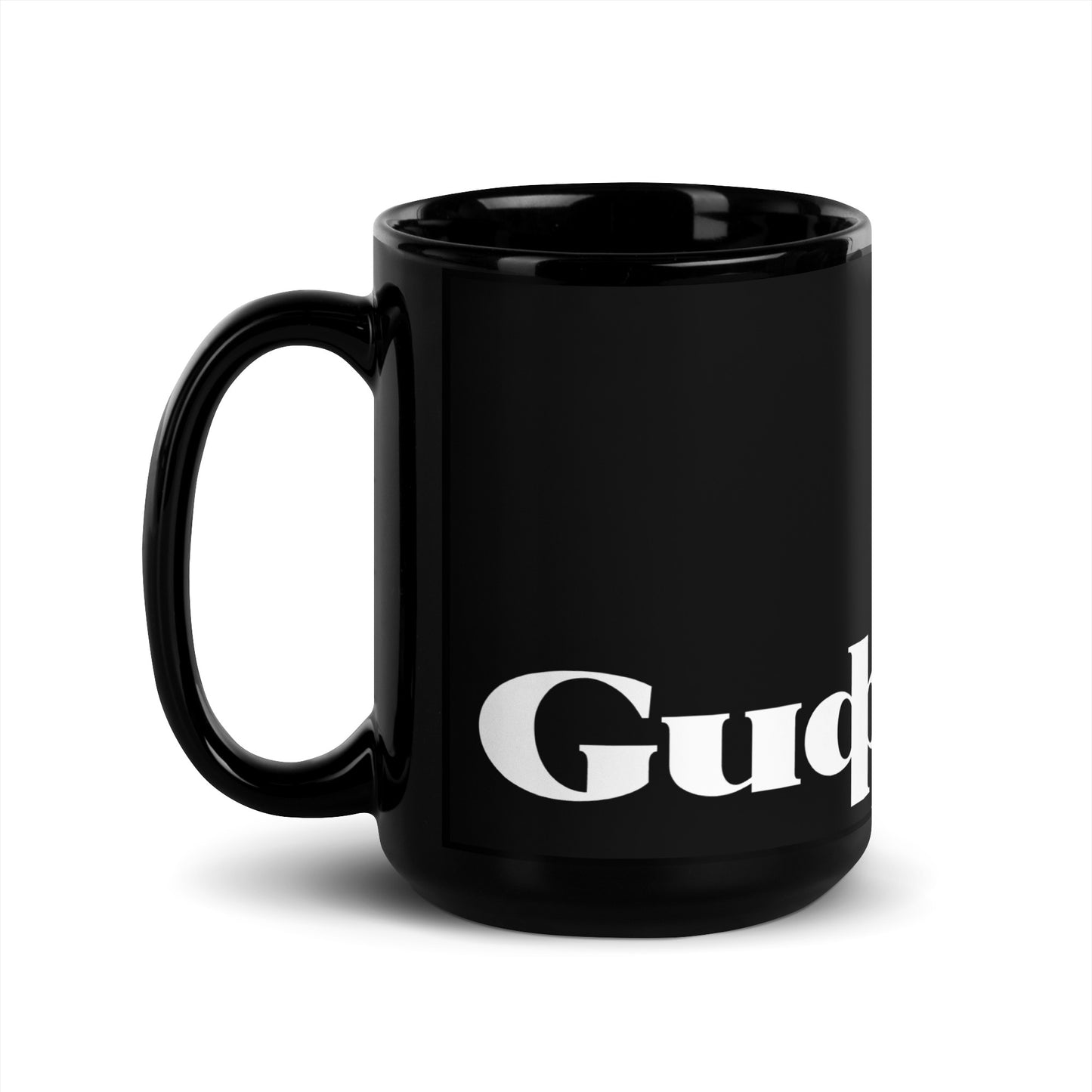 Black Glossy "Gudpeople" Mug